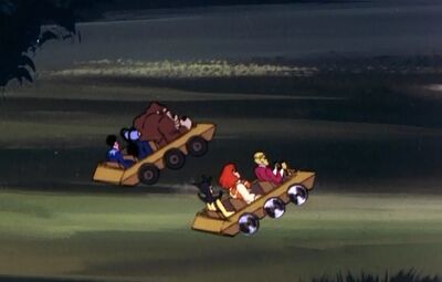 Six wheeled cars