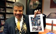 Neil Tyson with comic