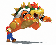 Mario e Bowser Artwor - Super Mario 64.png