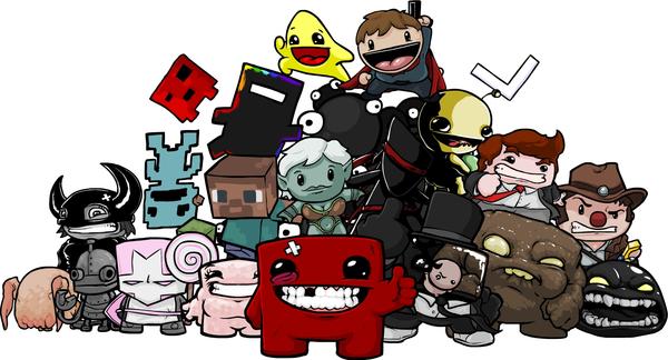 Super Meat Boy All Character Warp Zones