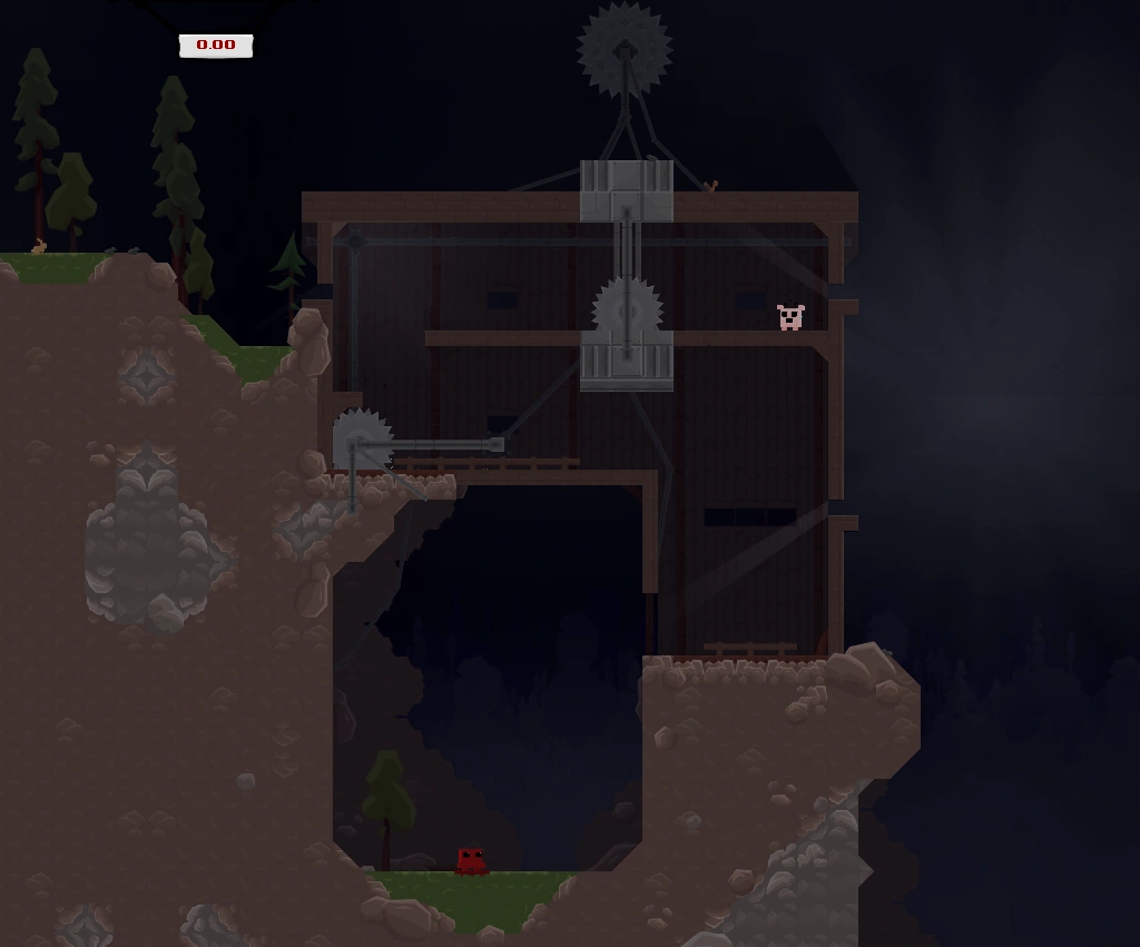 Super Meat Boy Warp Zone Salt Factory yellowdecor