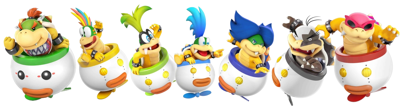 Image - Bowser Jr. Palette Swaps.png | Super Smash Bros. Fanon | FANDOM ...