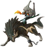 Link midna wolf