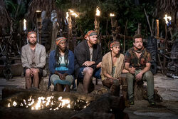 Vanua-tribe-at-tribal-council-survivor-millennials-vs-gen-x-episode-5-cbs y7ucsl