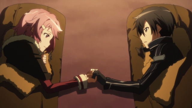 File:Lisbeth and Kirito holding hands.png