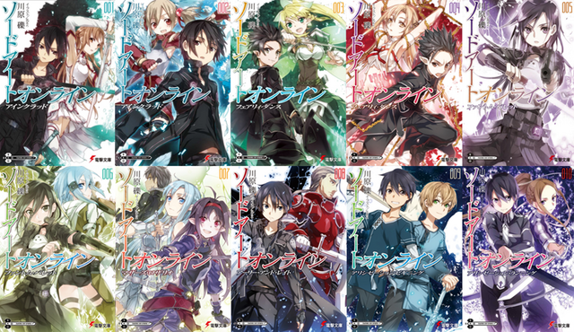 File:SAO Light Novels.png