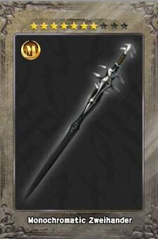 Monochromatic Zweihander
