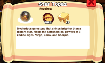 Star Topaz Text