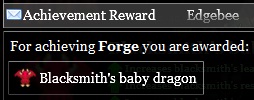 Forge achievement reward