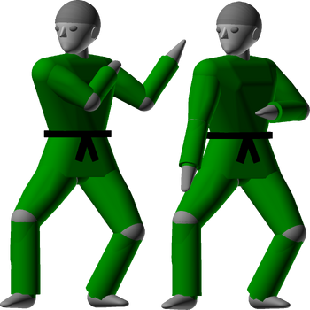Low double knifehand chamber