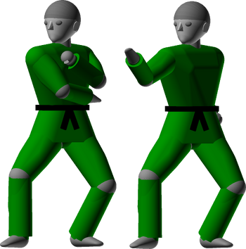 Single knifehand block chamber