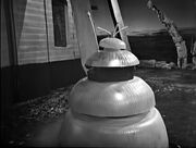 Chumbley outside Drahivin ship