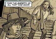 Fourth Doctor and Romana on Shada