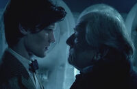 The Doctor facing Kazran