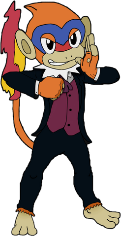 File:Monferno peter in tarzan s suit transparent bg by pokemon traceur-d7p5frs.png