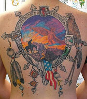 Native american tattoo