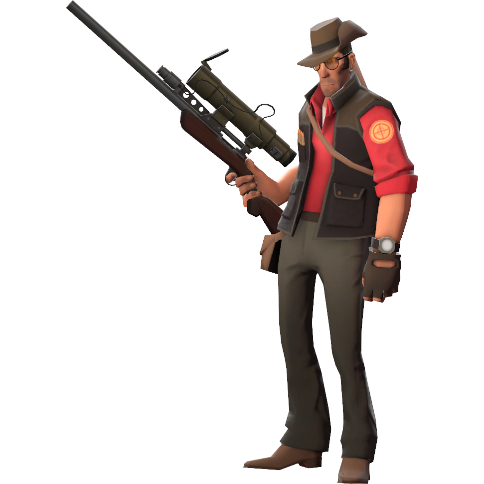 RED Sniper - Team Fortress 2 Minecraft Skin
