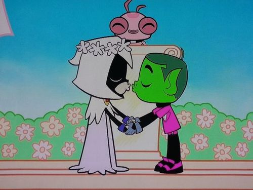 Image - Raven & Beast Boy About to Share a Kiss.jpg | Teen Titans Go ...