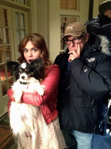 File:Lydia with puppy.jpg