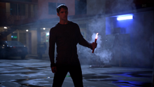 Teen Wolf Season 3 Episode 6 Motel California Tyler Posey Scott McCall with Flare.png