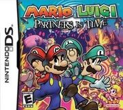 Mario & Luigi - Parnters In Time (box art)