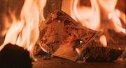The burning photo