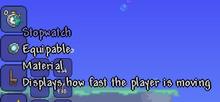 Stopwatch text