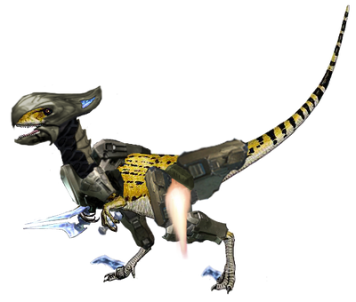 Utahraptor half armour