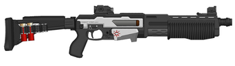 Pump shotgun, dino