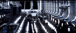 Chat dropship prepares troops