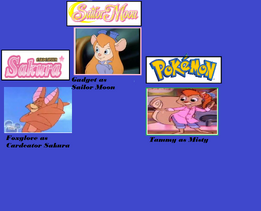 Tammy gadget and foxglove as three best anime girls