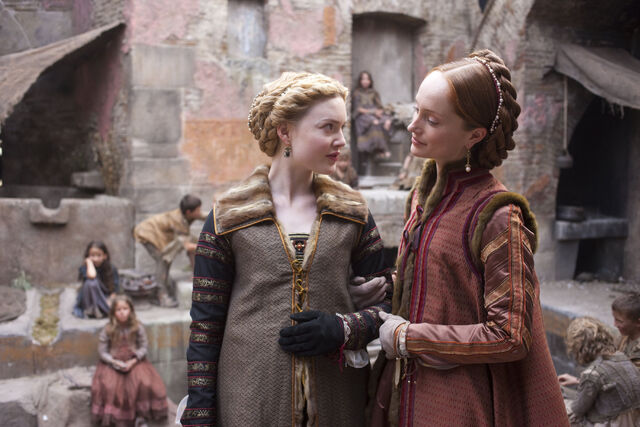 File:020 Stray Dogs episode still of Lucrezia Borgia and Giulia Farnese.jpg