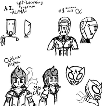Alpha faces