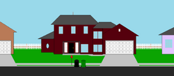 Lenny's house exterior
