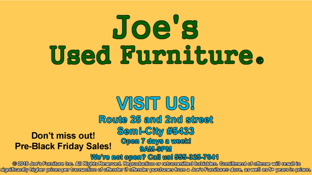 File:Joe's Used Furniture Commercial.png