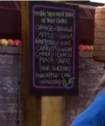 Squeezed menu