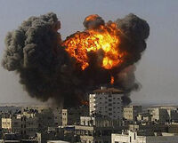Building explosion