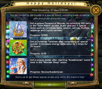 Christmas 2015 timed challenges