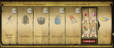 Collection 204 Camping equipment cropped
