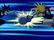 Ginta fighting Girom