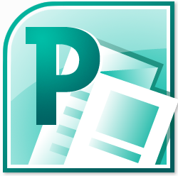 Hasil gambar untuk microsoft publisher 2010 icon