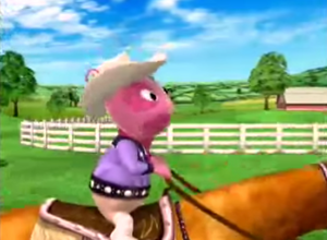 Cowgirl Uniqua (Horsing Around) - The Backyardigans Wiki