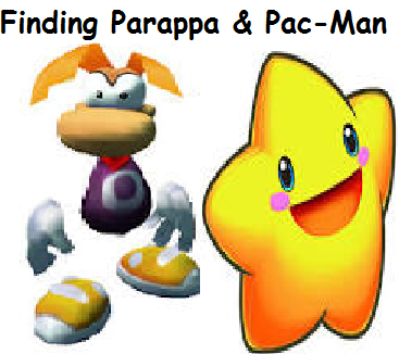 Finding Parappa and Pac-Man.