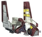 Nu-class shuttle landed