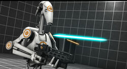 Training battle droid