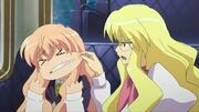 Eleonore pinching Louise