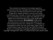 Wizard Video Warning