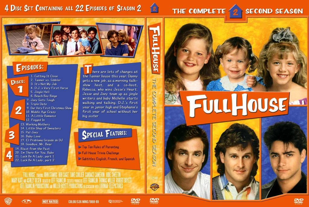 Image Full House Season 2 DVD.jpg Fuller House Wikia FANDOM