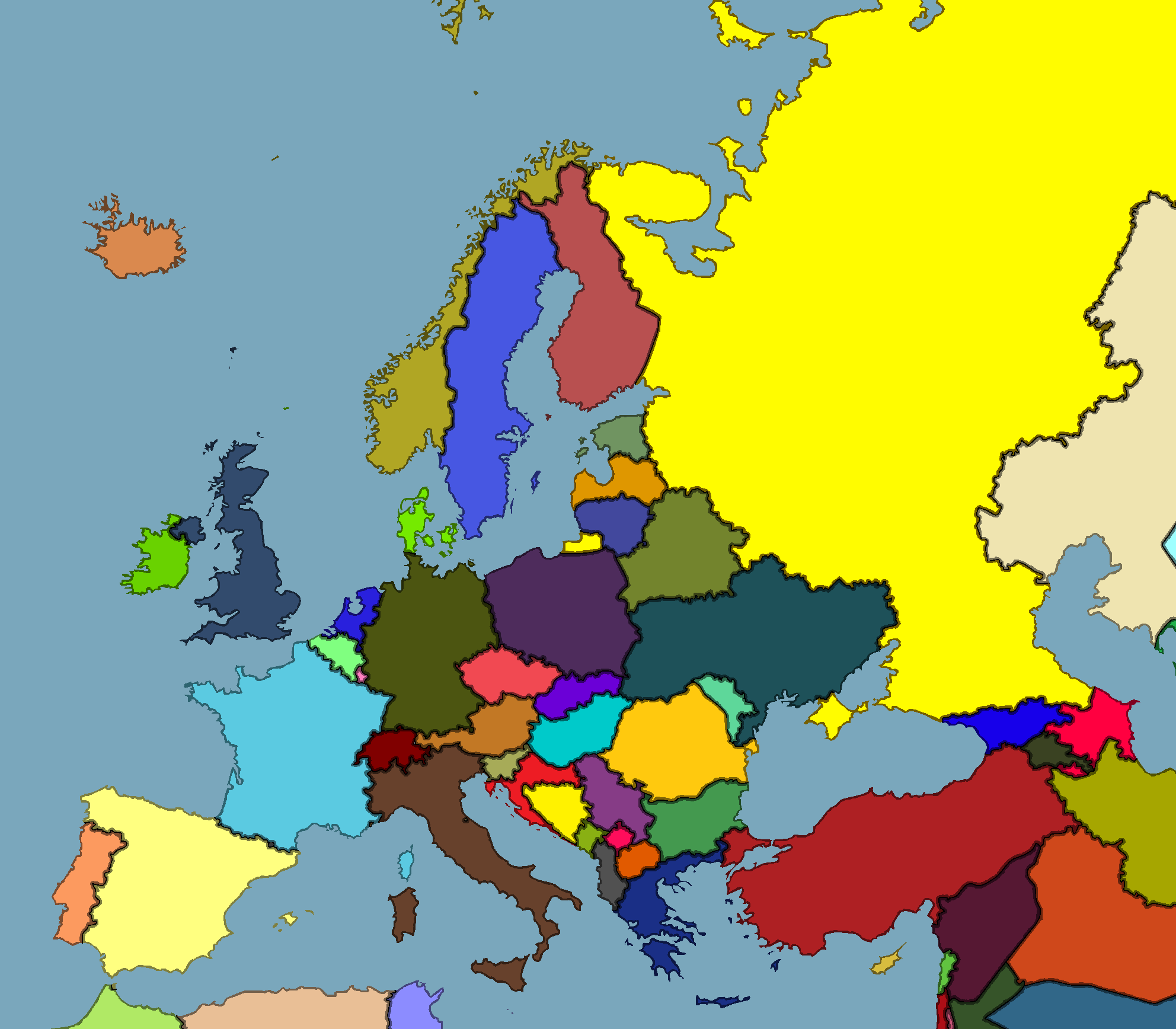 Image Europe colored type victoria 2 (by Nouakchott Mauritania