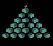 QBert Atari 2600 Gameplay